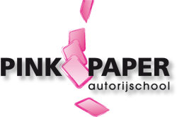 Rijschool logo van: Autorijschool Pink Paper