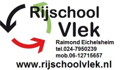 Rijschool logo van: rijschool vlek